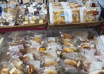 まごころ販売会の商品の一部